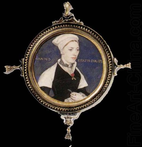 HOLBEIN, Hans the Younger Portrait of Jane Pemberton china oil painting image